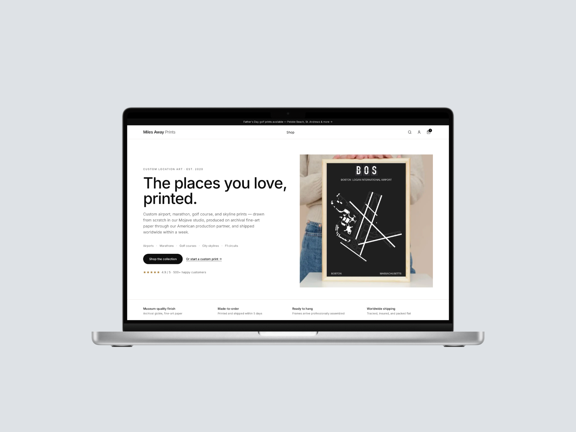 Miles Away Prints shop